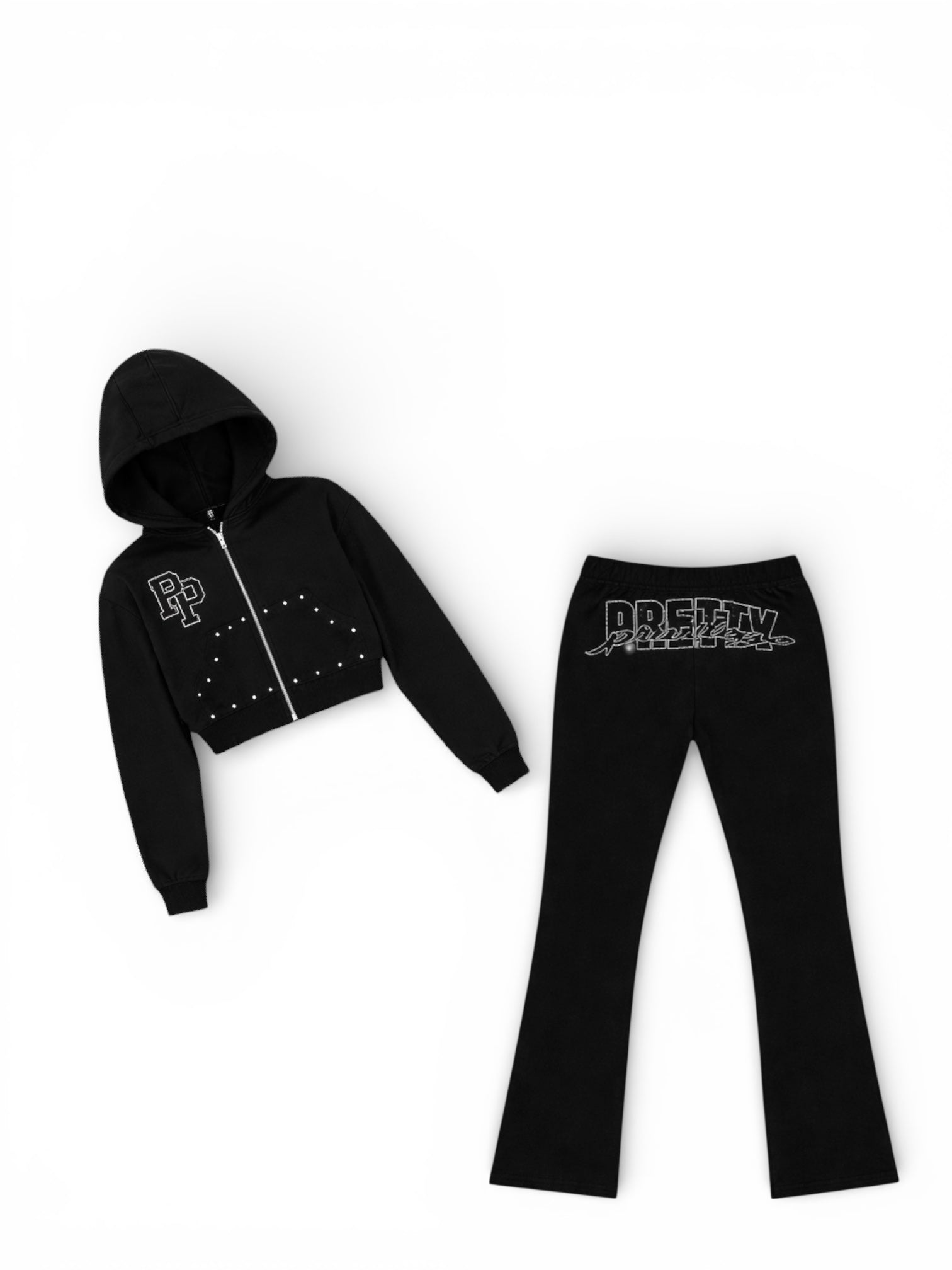 PP Sweat Suit Set Black